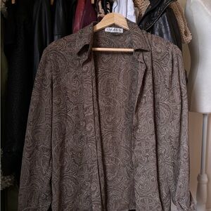 Chaus Brown Paisley Women's Jacket